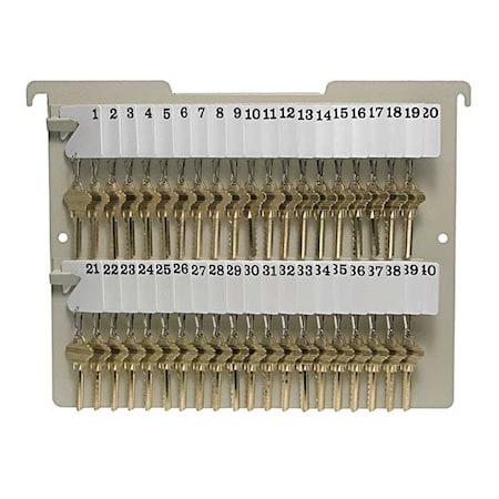 Hpc Acquisitions Hanging File Key Rack 40ky HF-40